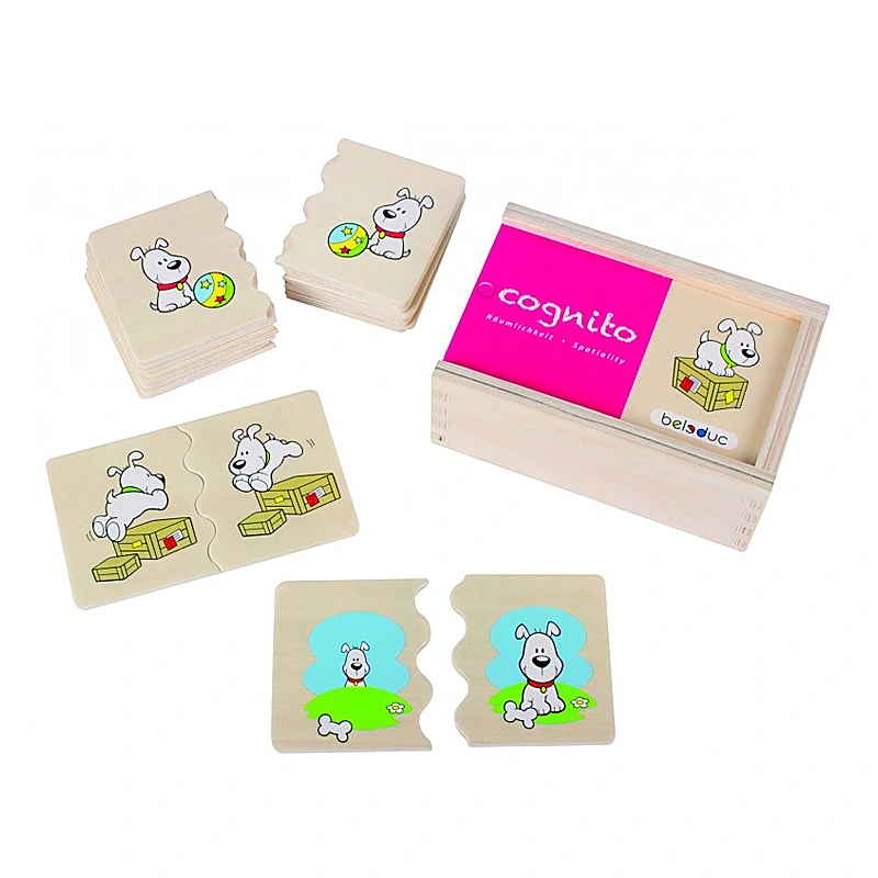 Puzzle-uri si incastre - Joc Puzzle Cognito Relatii Spatiale - Beleduc