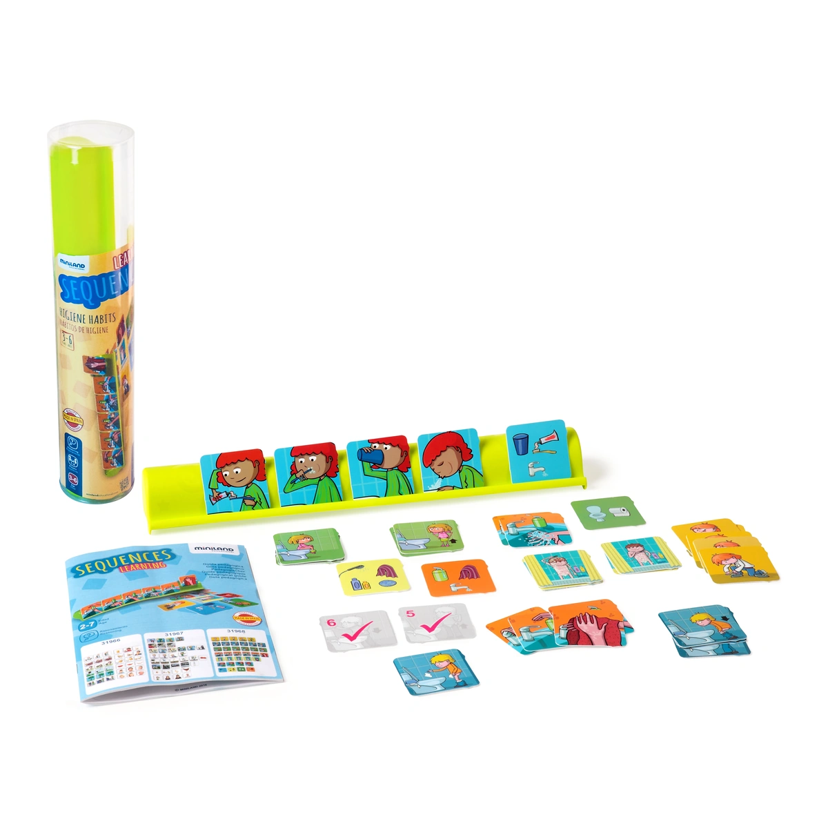 Jucarii educative - Joc Secvente temporale - igiena. Pentru 3-6 ani - Miniland