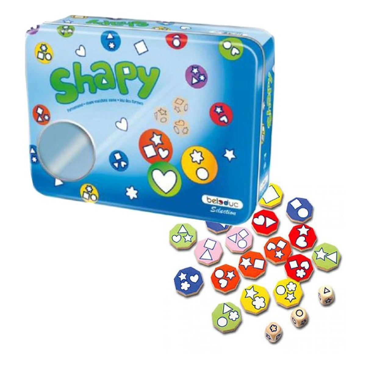 Jucarii educative - Joc Shapy Metal Box Beleduc