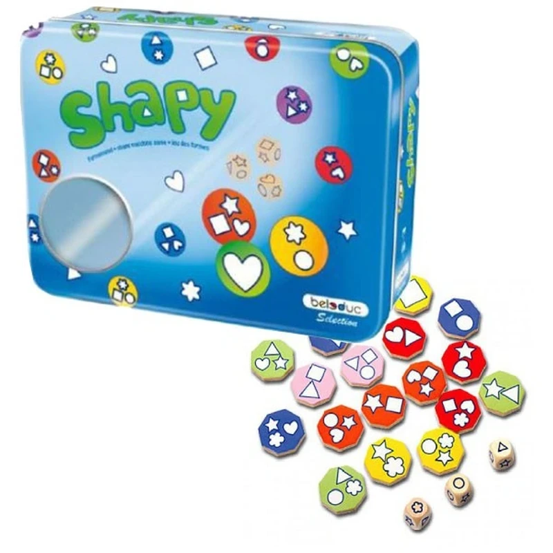 Jucarii educative - Joc Shapy Metal Box Beleduc