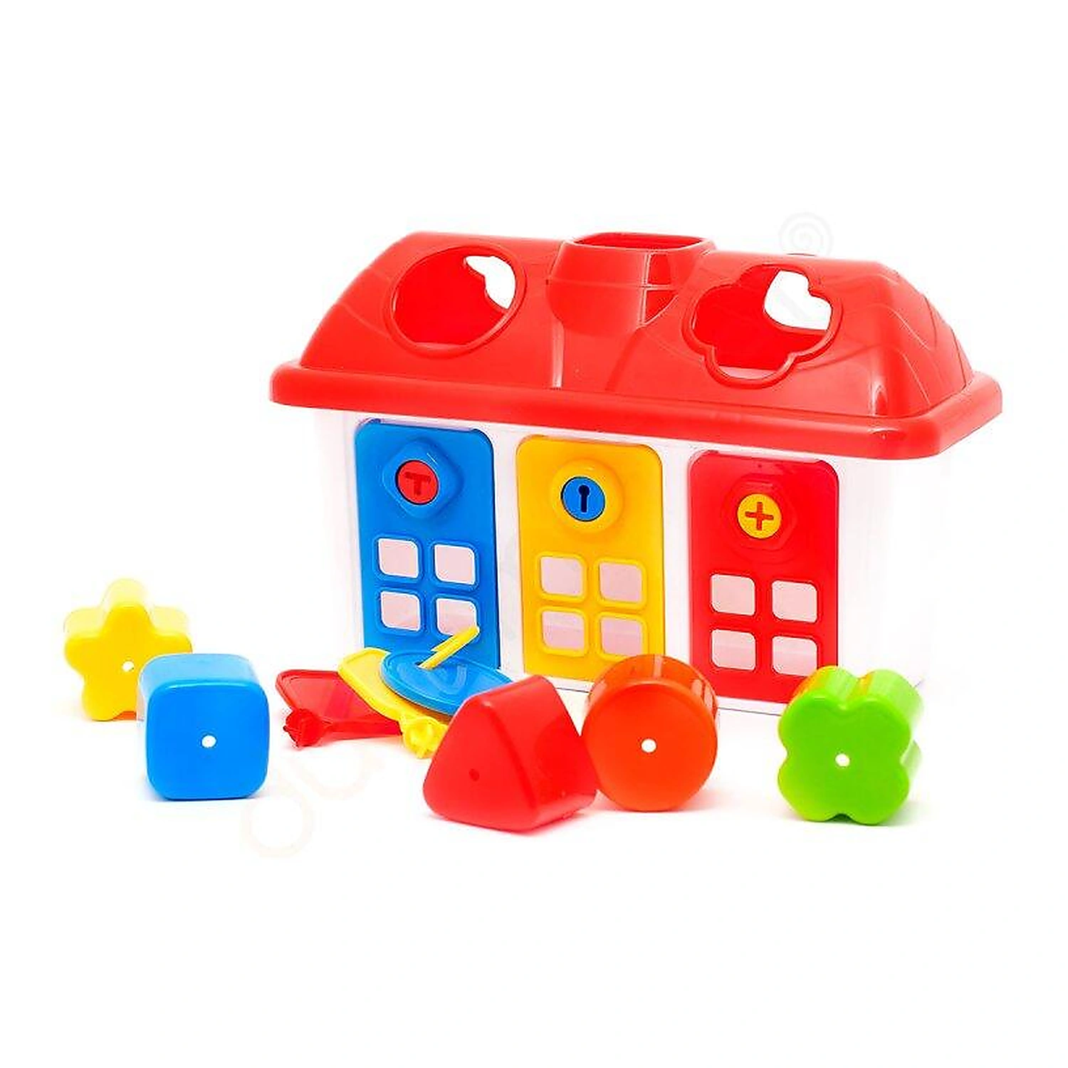 Jucarii interactive - Joc sortare - Casuta colorata cu chei