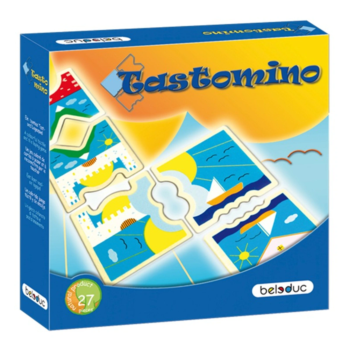 Jucarii din lemn - Joc Tastomino Beleduc