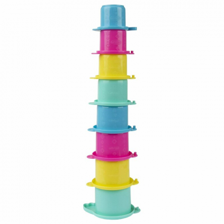 Jucarie de baie, Playgro, Croc Cups, 8 piese [5]