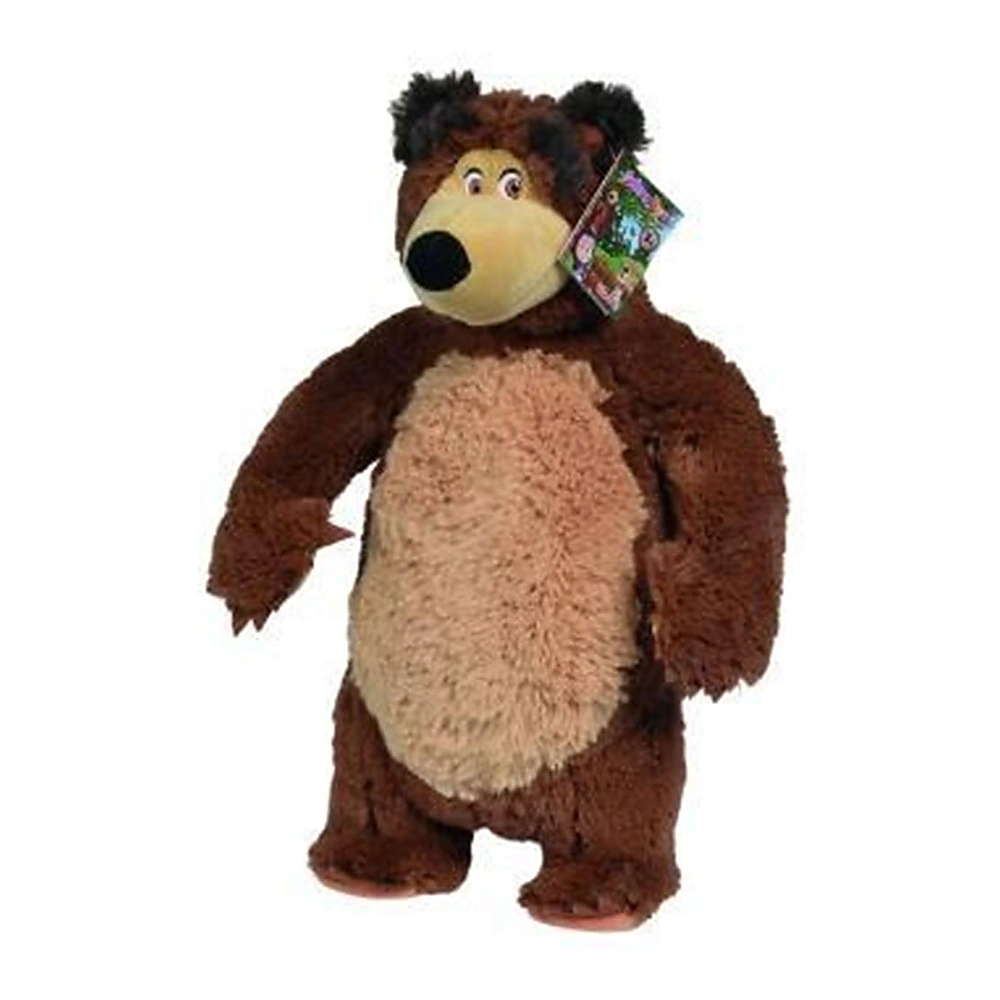 Jucarie de plus Simba Masha and the Bear, Bean Bag Bear 40 cm [1]