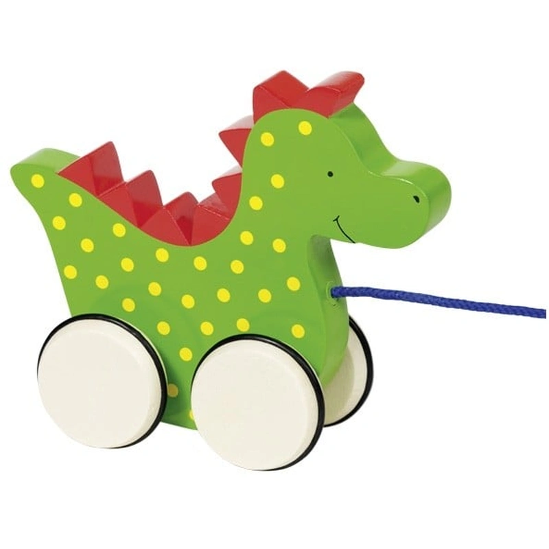 Jucarii bebelusi - Jucarie de tras Dragonul Saro