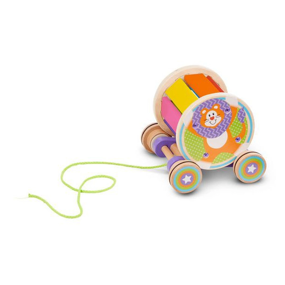 Jucarii de tras impins - Jucarie de tras Xilofon rotativ