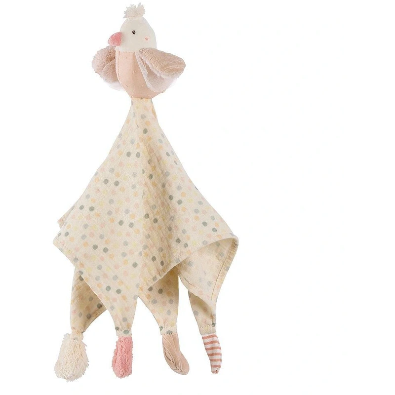 Jucarii - Jucarie doudou - Pasare pastel