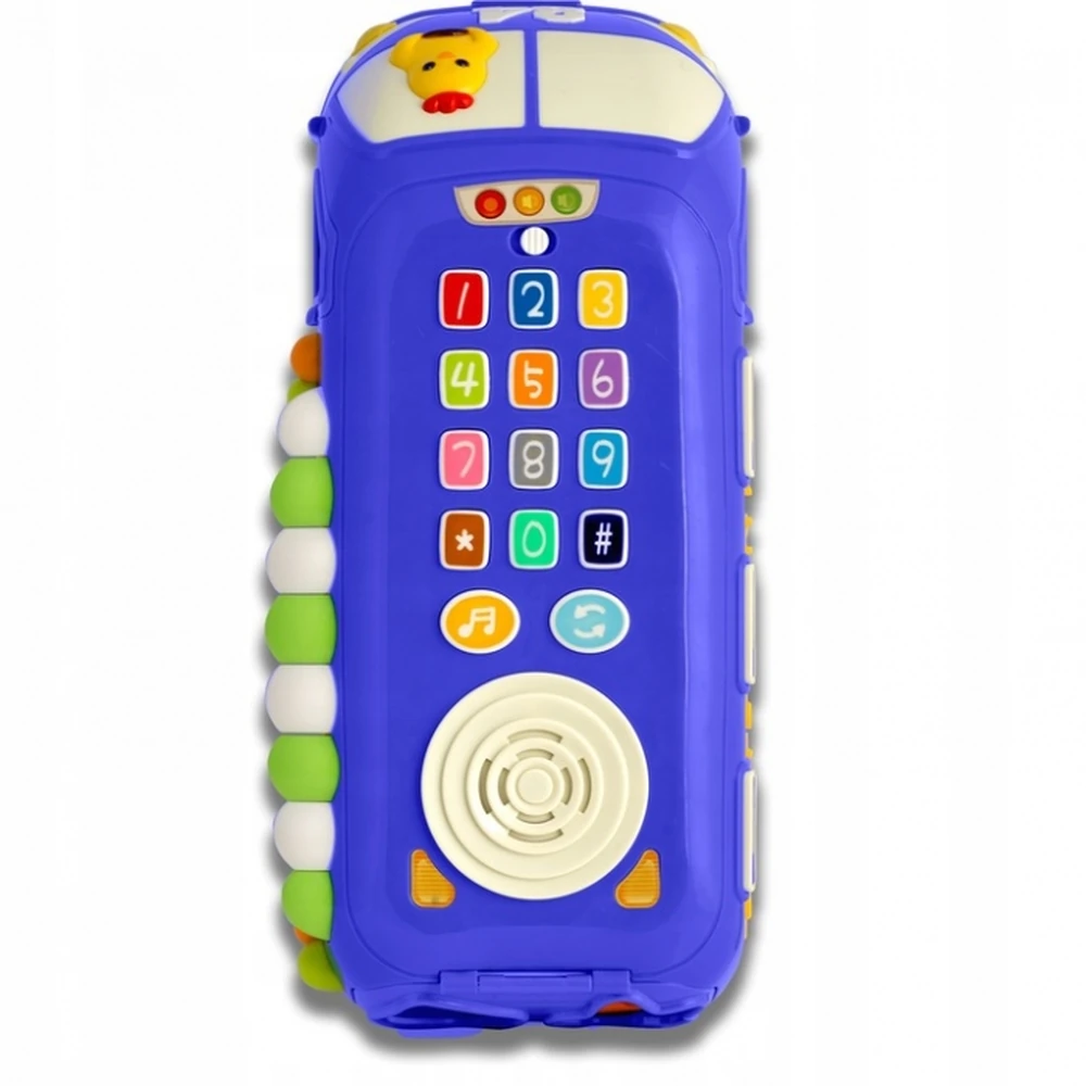 Jucarie educativa in forma de autobus cu sunete si cuburi Ricokids - Albastru [5]