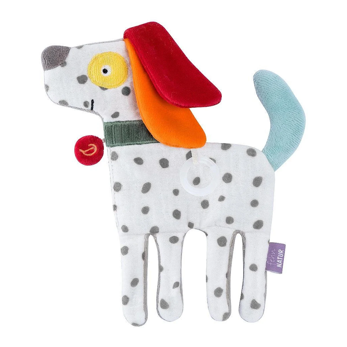 Jucarii bebelusi - Jucarie fosnitoare - Catelus NATUR