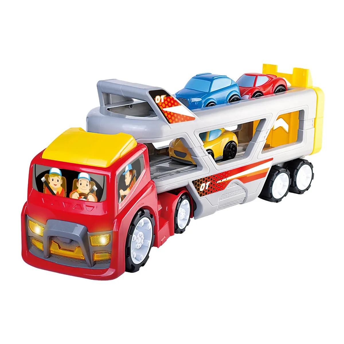 Masinute si camioane - Jucarie interactiva Camion cu platforma auto Little Learner