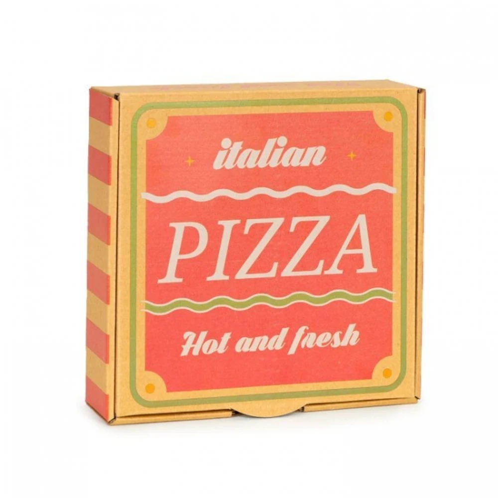 Jucarie interactiva din lemn sub forma de pizza, 27 elemente, Ecotoys [5]