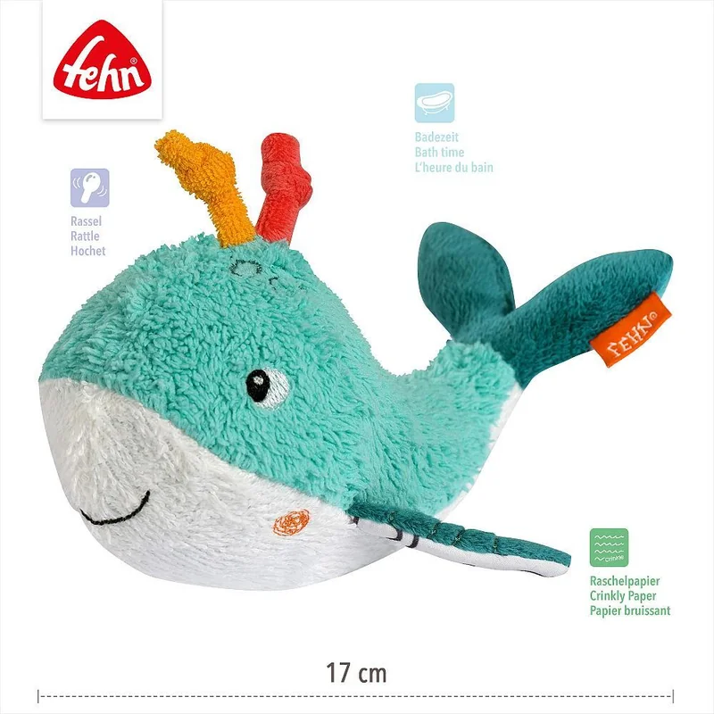 Balena Somnoroasa - Jucarie de baie DoBabyDoo® Ocean Collection [4]