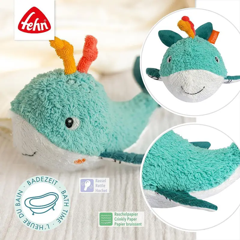 Balena Somnoroasa - Jucarie de baie DoBabyDoo® Ocean Collection [2]