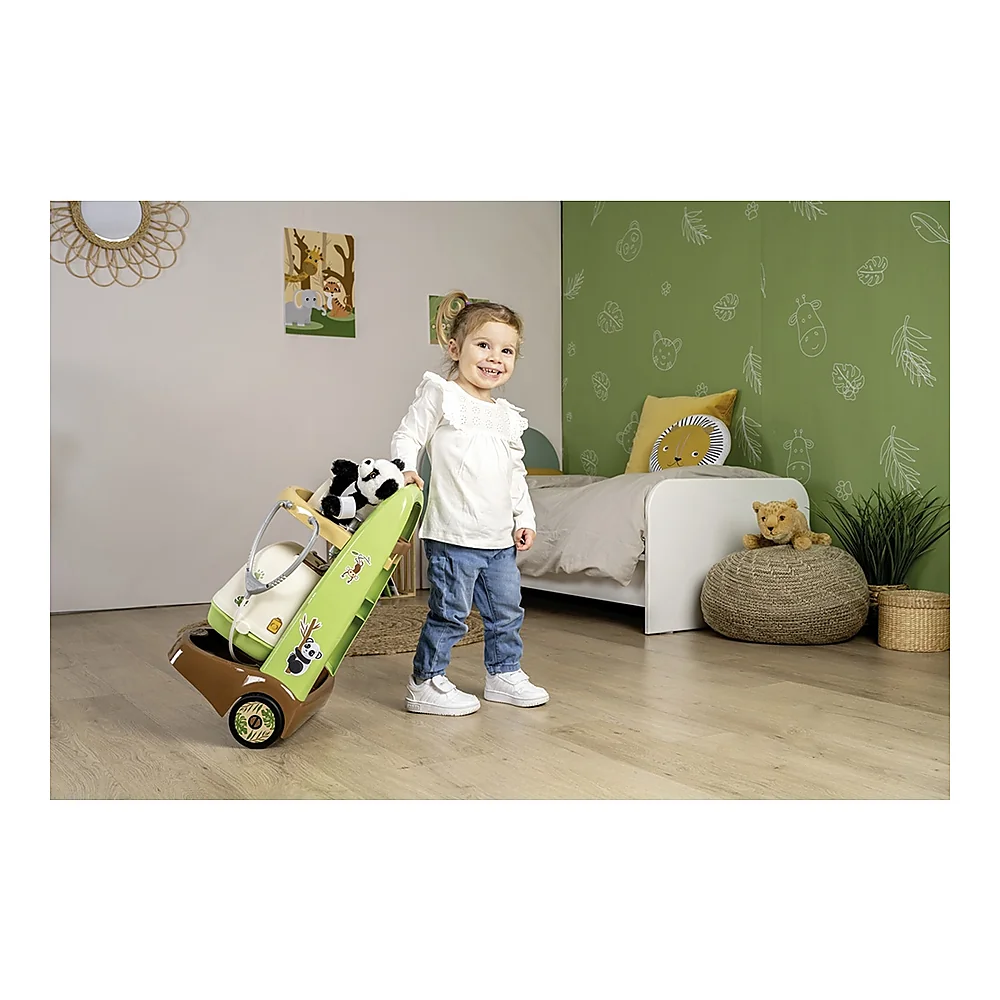Jucarie Smoby Animal Care Trolley cu 10 accesorii [3]