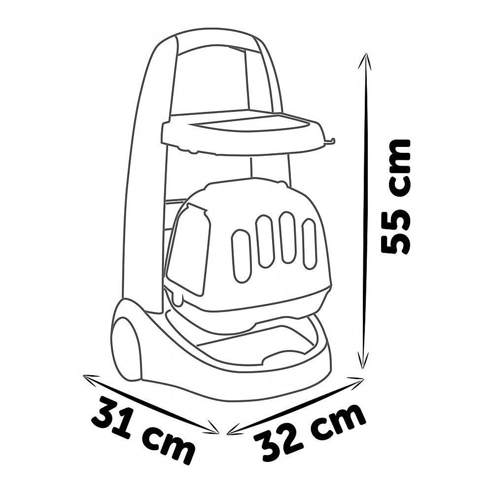Jucarie Smoby Animal Care Trolley cu 10 accesorii [1]