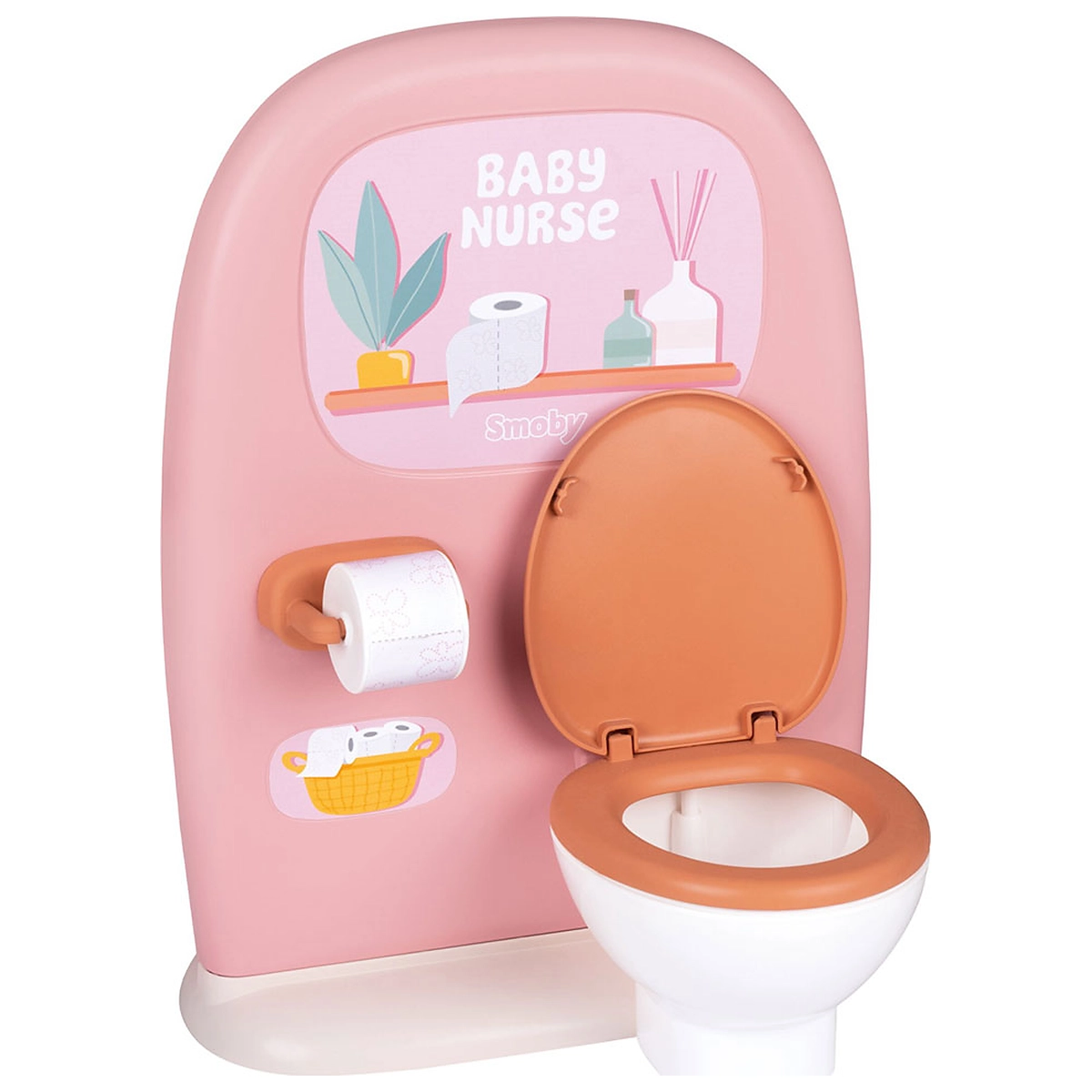 Mobilier pentru papusi - Jucarie Smoby Baby Nurse Toilets cu 2 accesorii