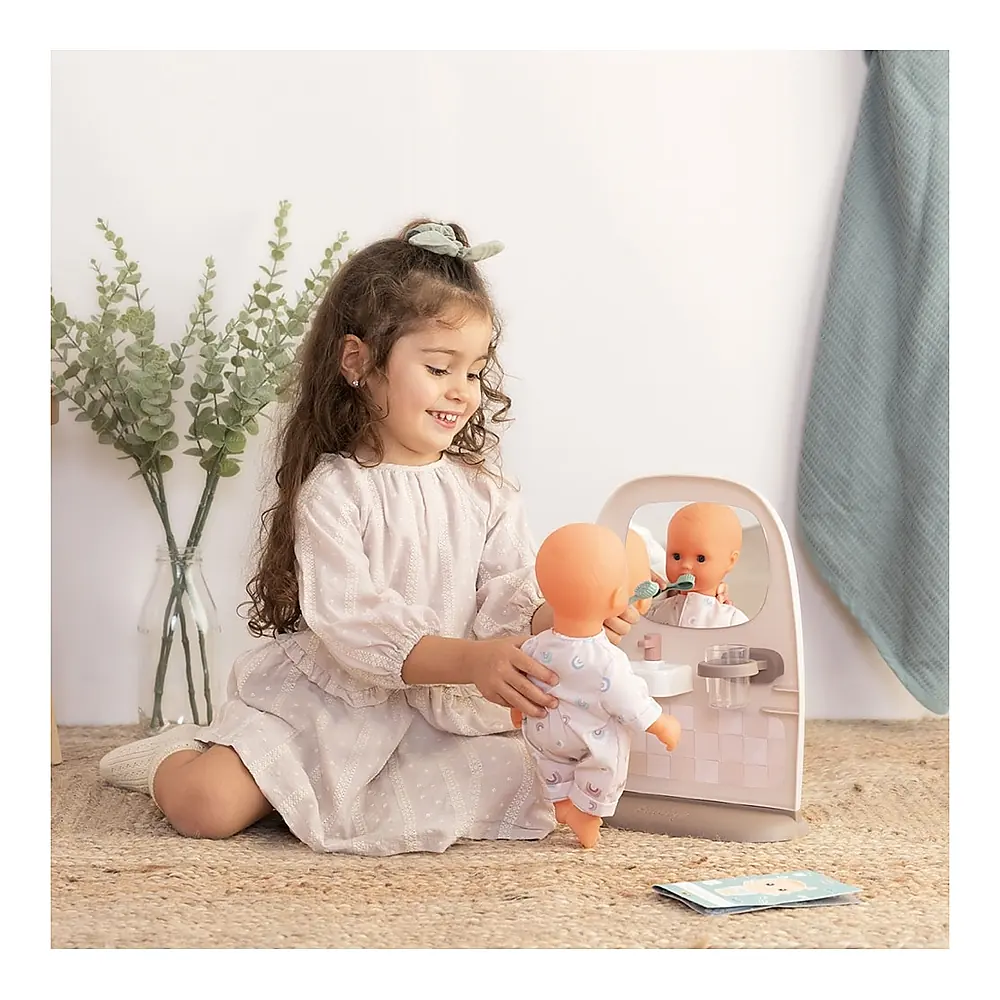 Toaleta Smoby Baby Nurse crem cu accesorii [8]