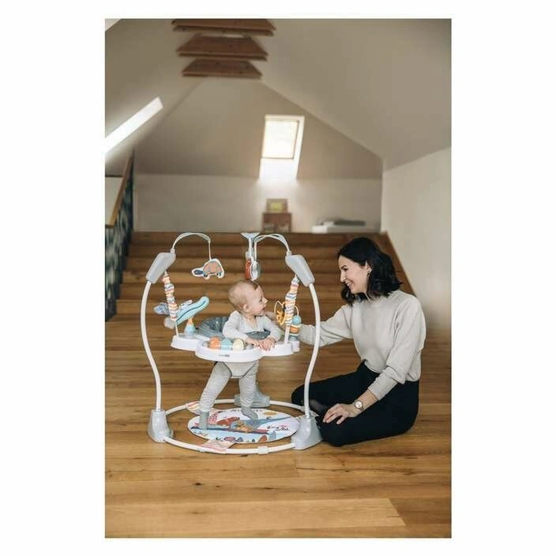 Jumper interactiv, FreeON, Jump&Play, Pana la 11 kg, Cu jucarii, Cu sunete si lumini, Multicolor [5]