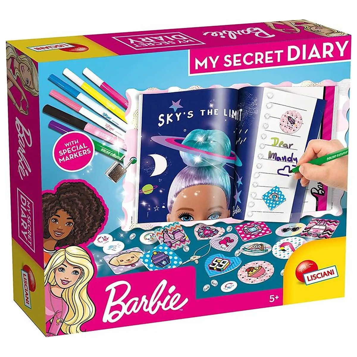 Desen, pictura si modelare - Jurnalul meu secret - Barbie LISCIANI 5 ani+
