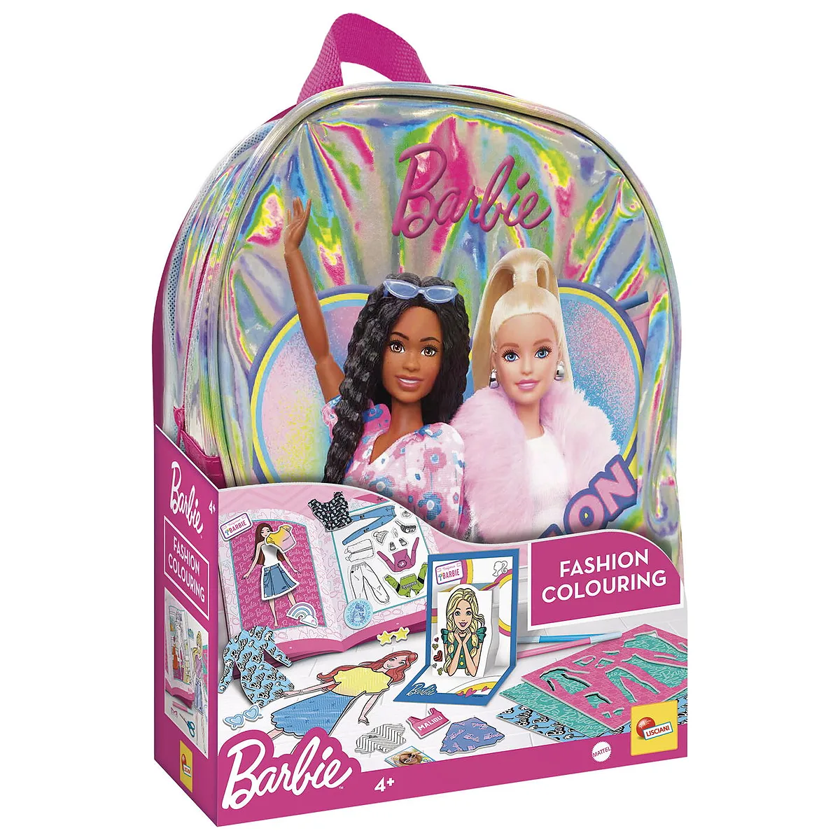 Jocuri si creativitate - Kit de creatie cu ghiozdanel - Barbie Fasion LISCIANI