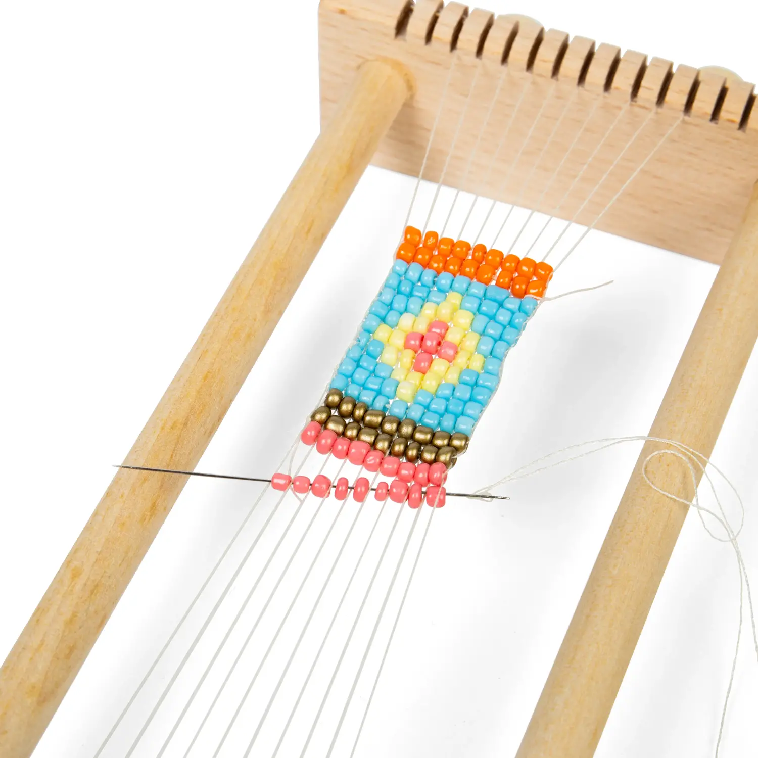 Kit tesut cu margele BIGJIGS Toys pentru copii 5 ani+ [3]