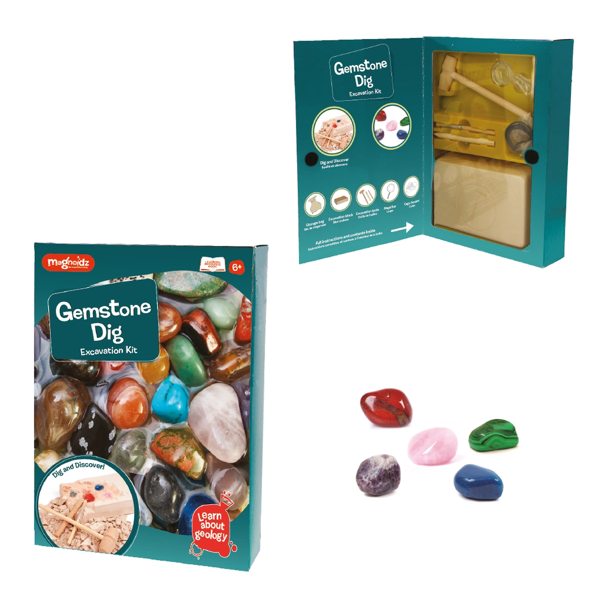 Jucarii educative - Kit geologic - Pietre pretioase