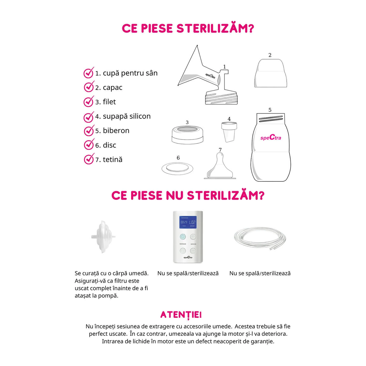 Kit premium 16 mm (biberon+accesorii) SPECTRA 3 luni [4]