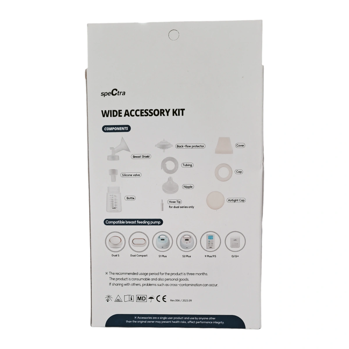 Kit premium 28 mm (biberon+accesorii) SPECTRA 3 luni [2]