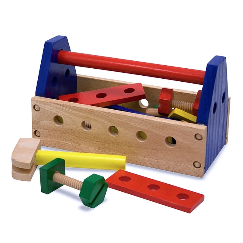 Jucarii din lemn - Ladita din lemn cu scule Melissa and Doug