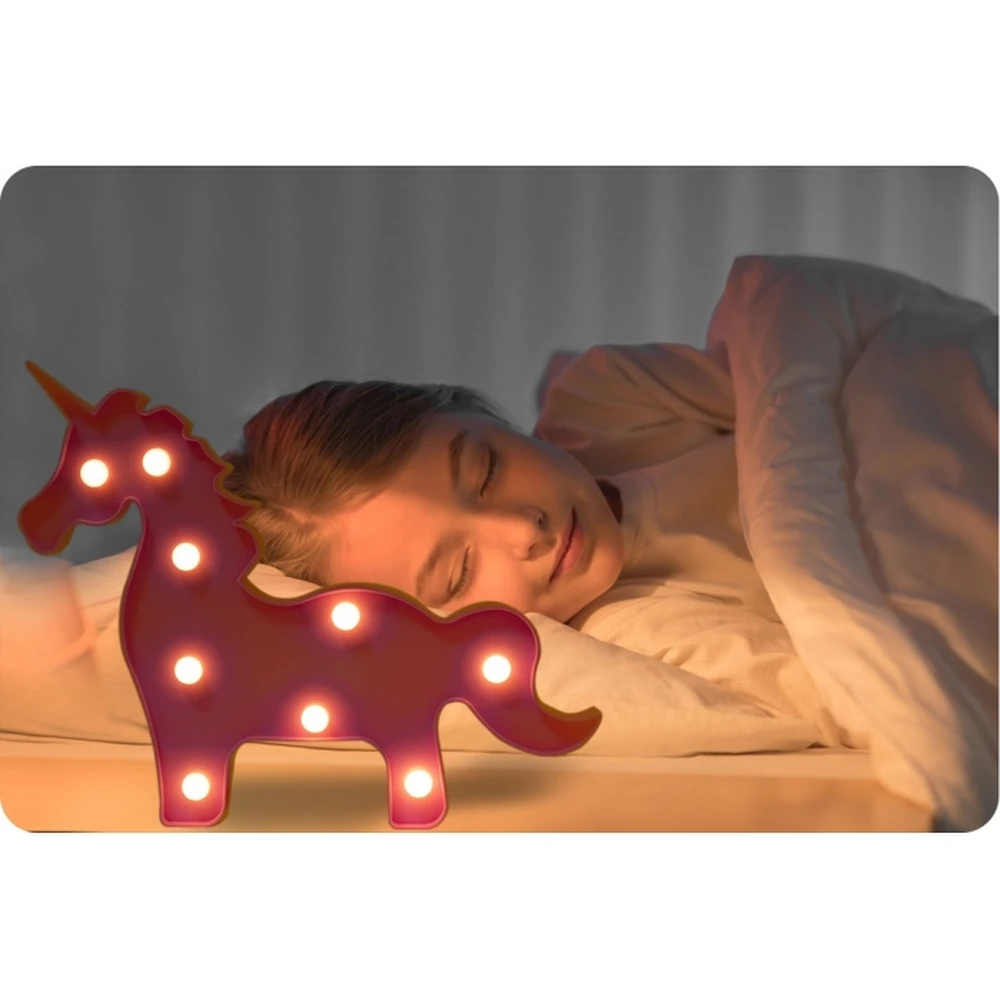 Lampa de veghe in forma de unicorn Nukido - Roz [2]