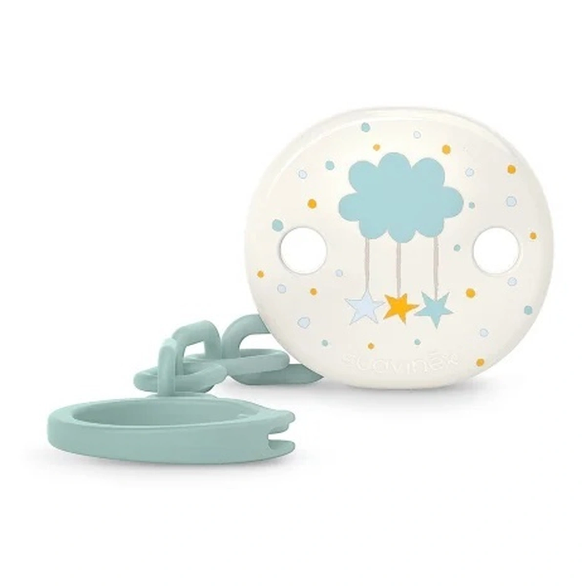 Suzete si lanturi - Lănțișor suzetă cu clips albastru marin Dreams