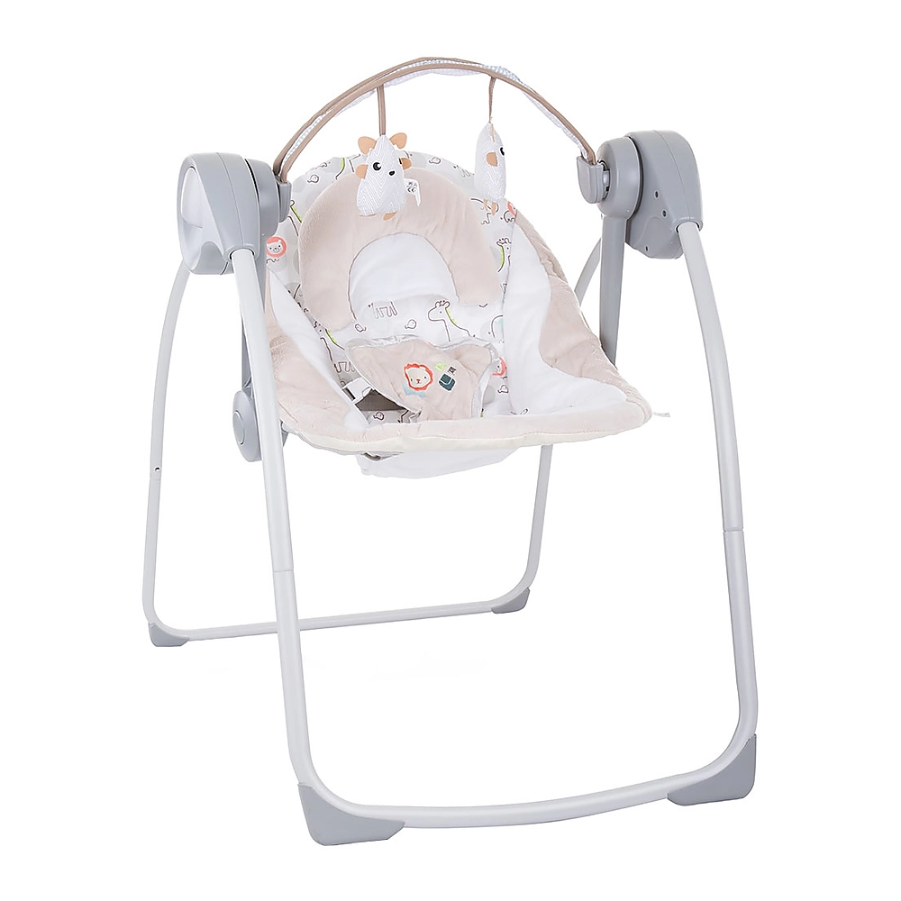 Balansoare si leagane bebelusi - Leagan electric Chipolino Felicity beige