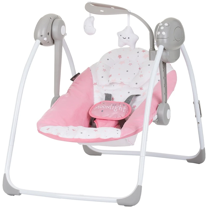 Camera copilului - Leagan electric Chipolino Moonlight flamingo
