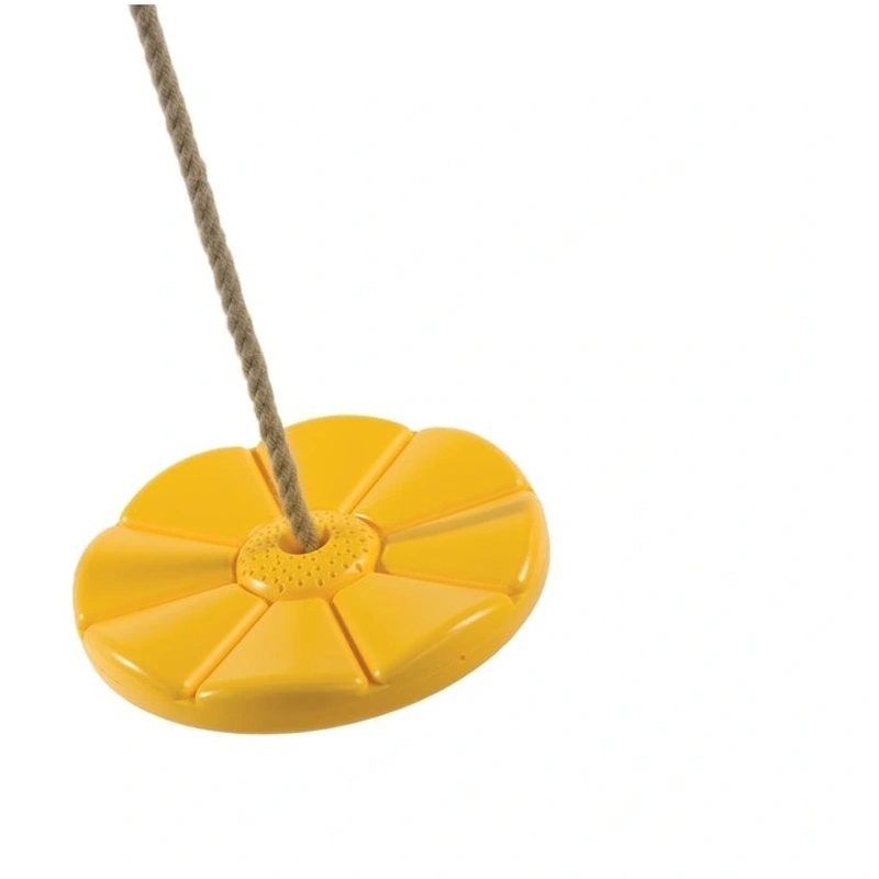 Leagane copii - Leagan rotund din plastic PP galben