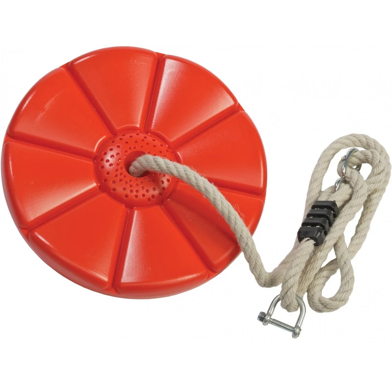 Leagane copii - Leagan rotund din plastic PP rosu