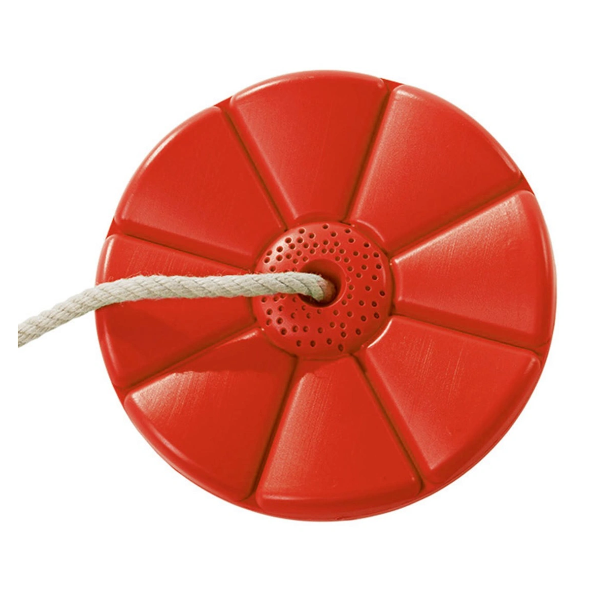 Leagane copii - Leagan rotund din plastic PP rosu