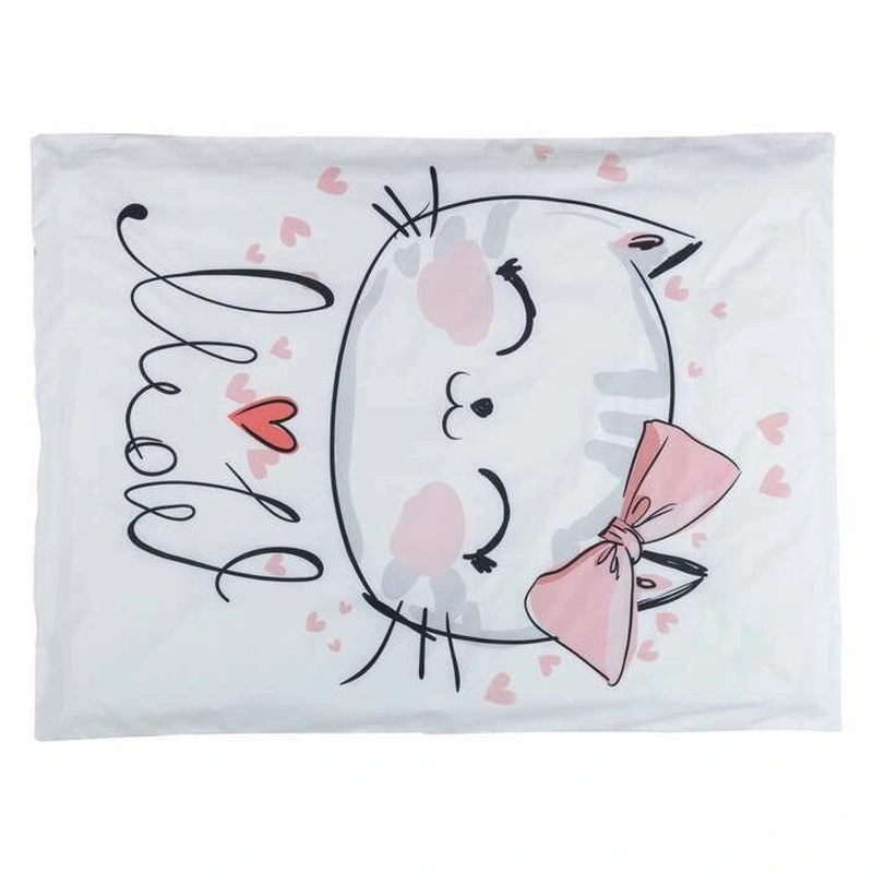 Lenjerie 6 piese, Bubaba, Pentru patut 120x60 cm sau 140x70 cm, Cu fata de perna, pilota si perna, Cu cearceaf pilota si patut, Cu aparatoare laterala, Bumbac, Kitty [1]