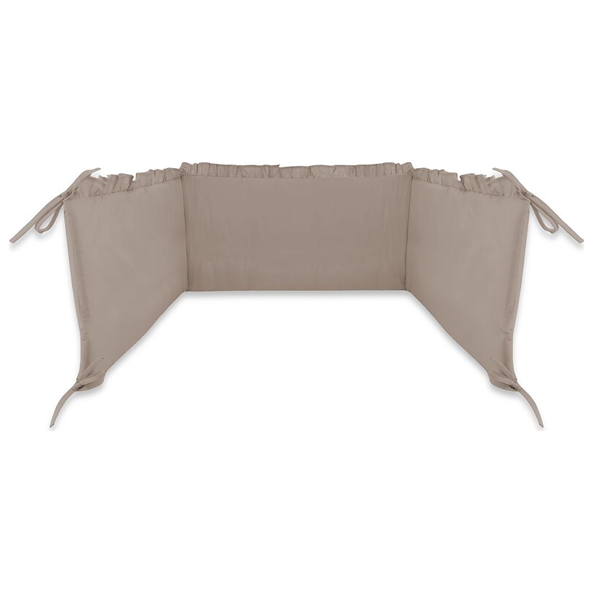 Lenjerie patut cu 3 piese, MimiNu, Pentru patut 120x60 cm, volanase, protectie laterala, bumbac certificat, Colectia [3]