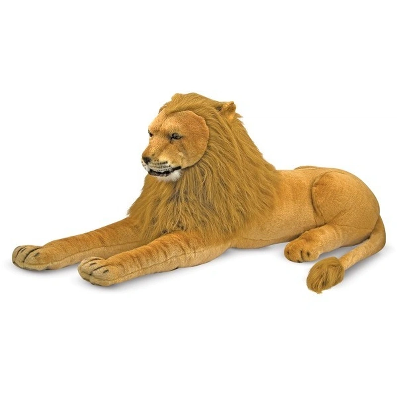 Jucarii de plus - Leu gigant din plus Melissa and Doug