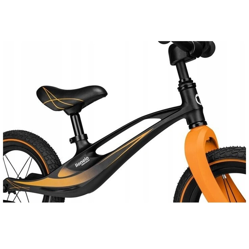 Lionelo - Bicicleta usoara Bart Air, Fara pedale, Cu roti gonflabile, Cu cadru din magneziu, Cu ghidon si sa reglabile, Greutate 3.8 Kg, 12 inch, Conform cu standardul european de securitate EN71, Neg [4]
