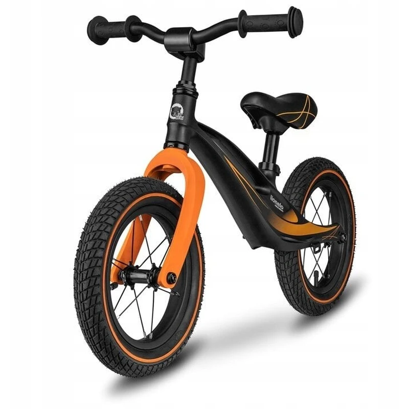 La plimbare - Lionelo - Bicicleta usoara Bart Air, Fara pedale, Cu roti gonflabile, Cu cadru din magneziu, Cu ghidon si sa reglabile, Greutate 3.8 Kg, 12 inch, Conform cu standardul european de securitate EN71, Neg