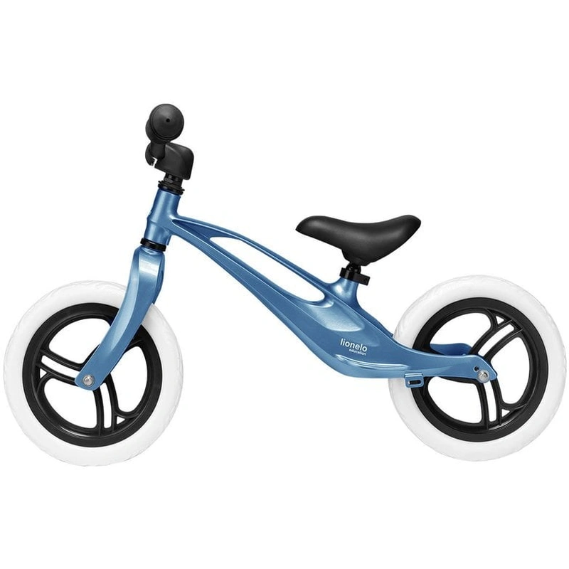 Lionelo - Bicicleta usoara Bart, Fara pedale, Cu cadru din magneziu, Cu ghidon si sa reglabile, Greutate 3 Kg, 12 inch, Conform cu standardul european de securitate EN71, Sky Blue [1]