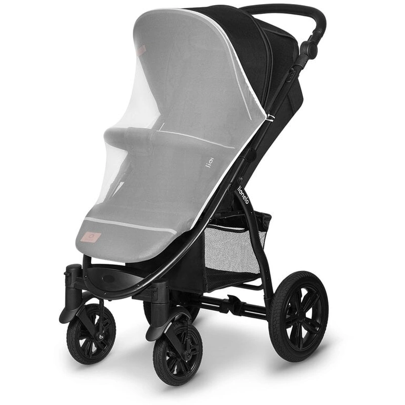 Lionelo - Carucior sport Annet Tour, De la nastere, Cu capotina impermeabila, Cu filtru UPF 50+, Cu maner reglabil, Plasa de tantari, Suport biberon, Saculet pentru picioare, Pana la 22 kg, Cu certifi [16]