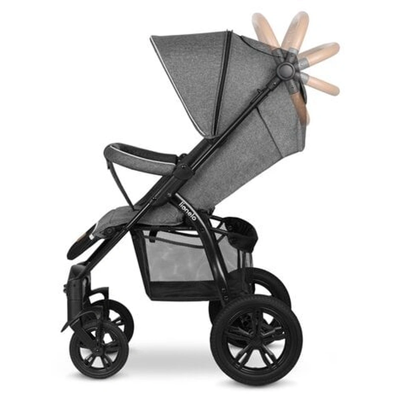 Lionelo - Carucior sport Annet Tour, De la nastere, Cu capotina impermeabila, Cu filtru UPF 50+, Cu maner reglabil, Plasa de tantari, Suport biberon, Saculet pentru picioare, Pana la 22 kg, Cu certifi [13]