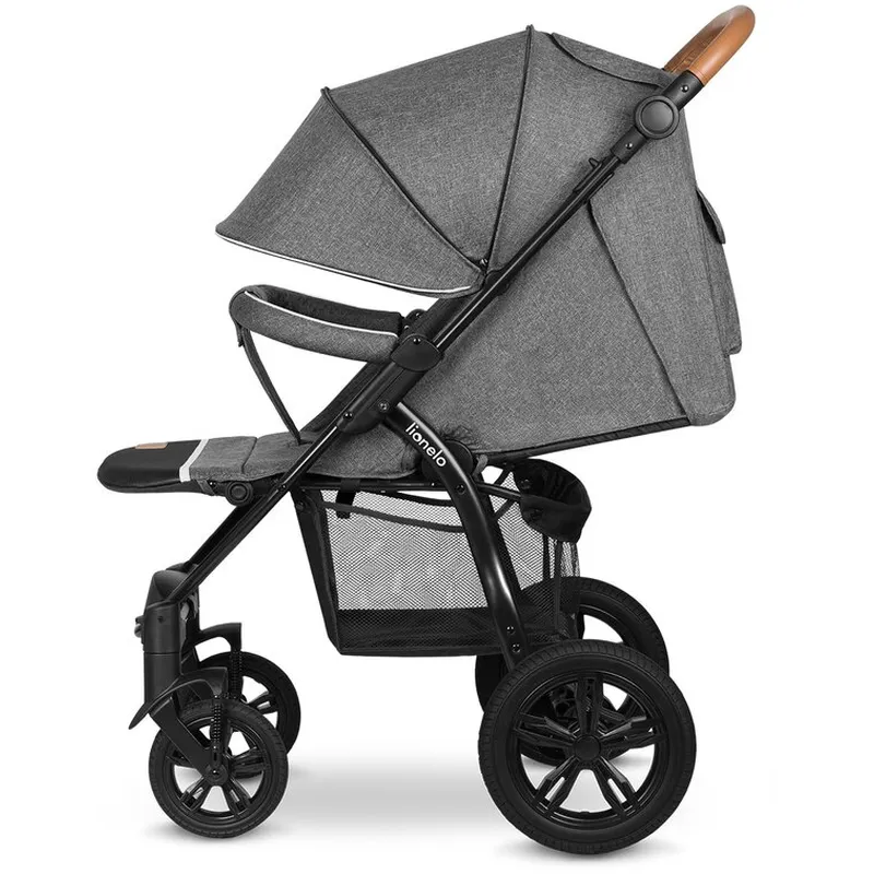 Lionelo - Carucior sport Annet Tour, De la nastere, Cu capotina impermeabila, Cu filtru UPF 50+, Cu maner reglabil, Plasa de tantari, Suport biberon, Saculet pentru picioare, Pana la 22 kg, Cu certifi [8]