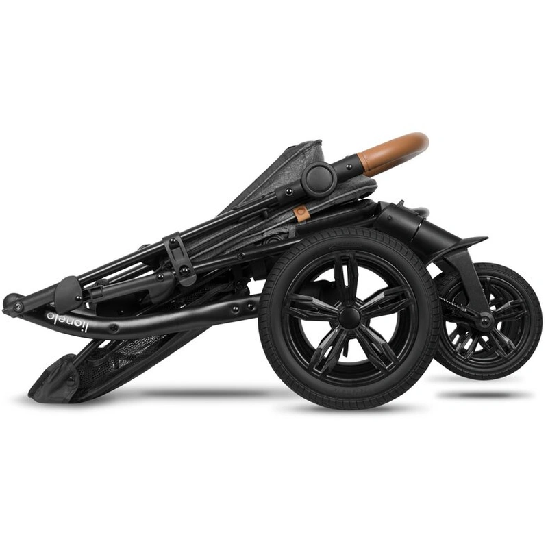Lionelo - Carucior sport Annet Tour, De la nastere, Cu capotina impermeabila, Cu filtru UPF 50+, Cu maner reglabil, Plasa de tantari, Suport biberon, Saculet pentru picioare, Pana la 22 kg, Cu certifi [15]