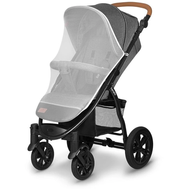 Lionelo - Carucior sport Annet Tour, De la nastere, Cu capotina impermeabila, Cu filtru UPF 50+, Cu maner reglabil, Plasa de tantari, Suport biberon, Saculet pentru picioare, Pana la 22 kg, Cu certifi [12]