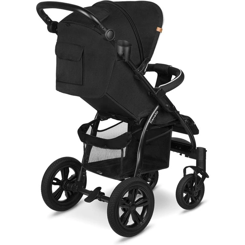 Lionelo - Carucior sport Annet Tour, De la nastere, Cu capotina impermeabila, Cu filtru UPF 50+, Cu maner reglabil, Plasa de tantari, Suport biberon, Saculet pentru picioare, Pana la 22 kg, Cu certifi [8]