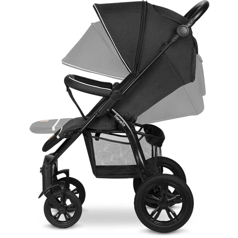 Lionelo - Carucior sport Annet Tour, De la nastere, Cu capotina impermeabila, Cu filtru UPF 50+, Cu maner reglabil, Plasa de tantari, Suport biberon, Saculet pentru picioare, Pana la 22 kg, Cu certifi [7]