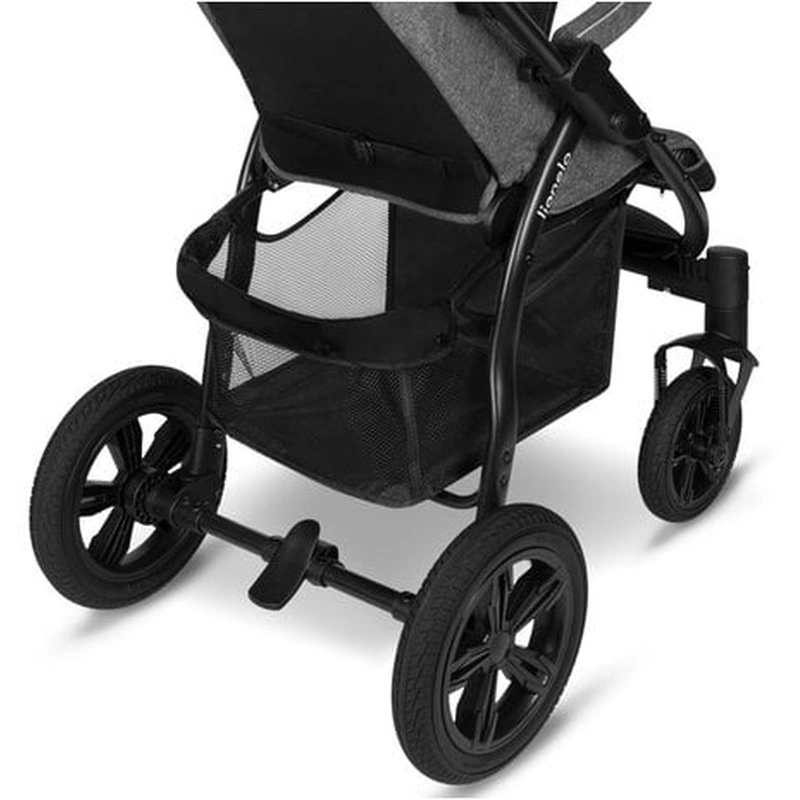 Lionelo - Carucior sport Annet Tour, De la nastere, Cu capotina impermeabila, Cu filtru UPF 50+, Cu maner reglabil, Plasa de tantari, Suport biberon, Saculet pentru picioare, Pana la 22 kg, Cu certifi [14]